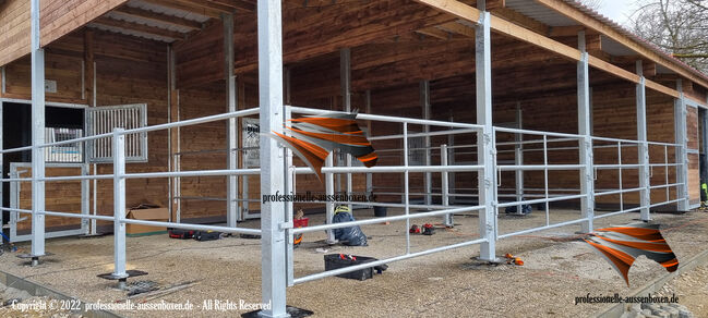 Zäune für Paddocks, Reitplätze & Weiden - Hochwertige Pferdezäune / Pferdekoppelzaun, AUSSENBOXEN PADDOCK - Zäune, AUSSENBOXEN (AUSSENBOXEN), Horse & Stable Mats, Wałcz, Image 9