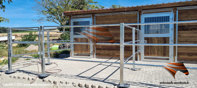Zäune für Paddocks, Reitplätze & Weiden - Hochwertige Pferdezäune / Pferdekoppelzaun, AUSSENBOXEN PADDOCK - Zäune, AUSSENBOXEN (AUSSENBOXEN), Horse & Stable Mats, Wałcz, Image 10