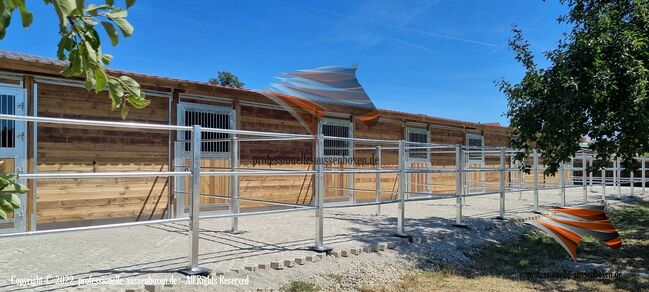 Zäune für Paddocks, Reitplätze & Weiden - Hochwertige Pferdezäune / Pferdekoppelzaun, AUSSENBOXEN PADDOCK - Zäune, AUSSENBOXEN (AUSSENBOXEN), Horse & Stable Mats, Wałcz, Image 13