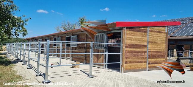 Zäune für Paddocks, Reitplätze & Weiden - Hochwertige Pferdezäune / Pferdekoppelzaun, AUSSENBOXEN PADDOCK - Zäune, AUSSENBOXEN (AUSSENBOXEN), Horse & Stable Mats, Wałcz, Image 14