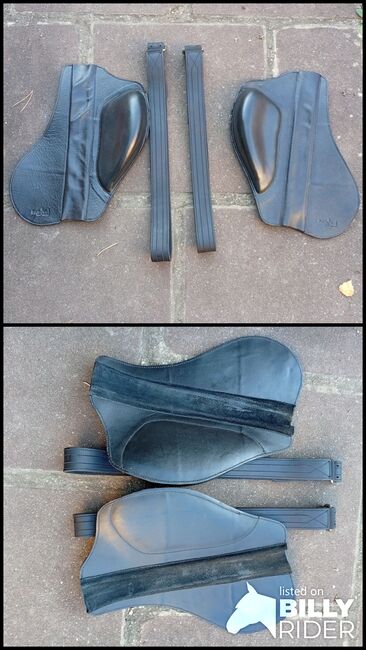 Fender mit Pauschen incl. Riemen schwarz neuwertig Barefoot o.ä., Barefoot Support, S. Voigt, Saddle Accessories, Schönfließ, Image 3