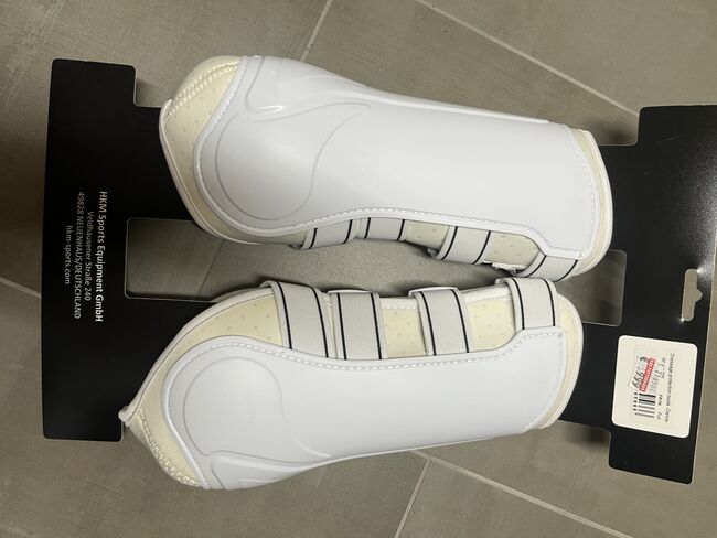 Fesselkopf Gamaschen WB weiß Neu !, Hkm, Julchen, Tendon Boots, Hollnseth , Image 7