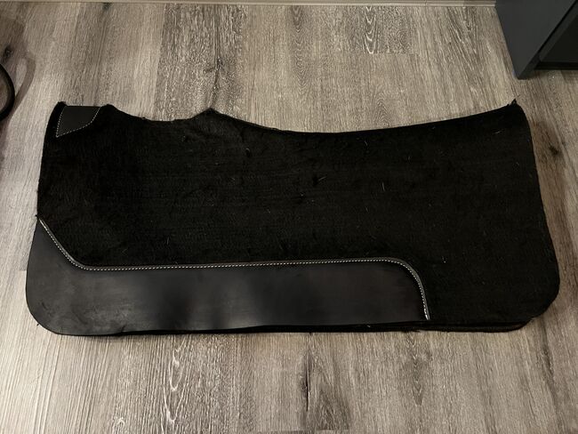Filz Westernpad Western Pad Full Schwarz 80cm x 78cm x 2cm, Tanja Hochhaus , Westernpads, Schwarzenberg