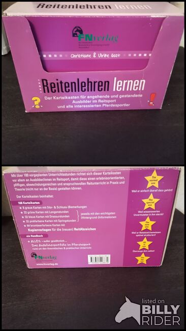 Karteikasten Reitenlehren lernen FN, FN, V. Behren , Książki, Weyhe, Image 3