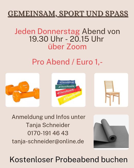 Fitness Abende, Tanja Schneider, Sonstiges, Losheim Am See