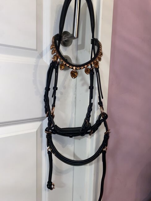 Fjola Epona Isländer anatomische Trense Roségold, Epona Fjola New Shape, Alexandra , Bridles & Headstalls, Fürth, Image 2