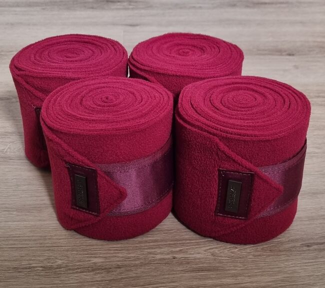 Equestrian Fleecebandagen Bandagen Bordeaux weinrot rot, Equestrian Stockholm , Susanne, Horse Bandages & Wraps, Esternberg , Image 2