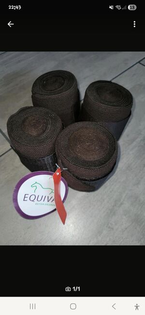 Fleece-Bandagen mit Stretch, Equiva, Sandra, Bandagen & Unterlagen, Bielefeld 