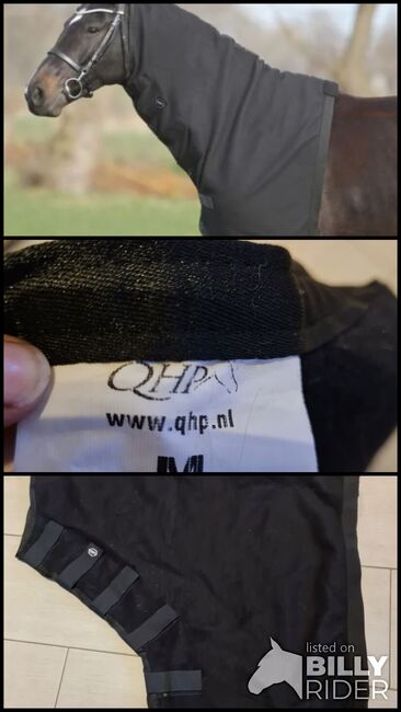 Abschwitz Halsteil Fleece Neck Cover, Qhp, Laura, Horse Blankets, Sheets & Coolers, Oberzent, Image 4