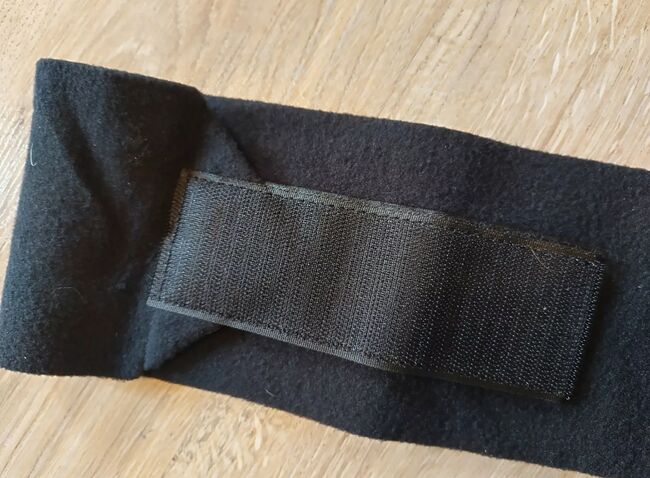 Fleece Bandagen, schwarz, beidseitiger Klettverschluss, Kavalkade, Privat, Horse Bandages & Wraps, Beutelsbach , Image 2