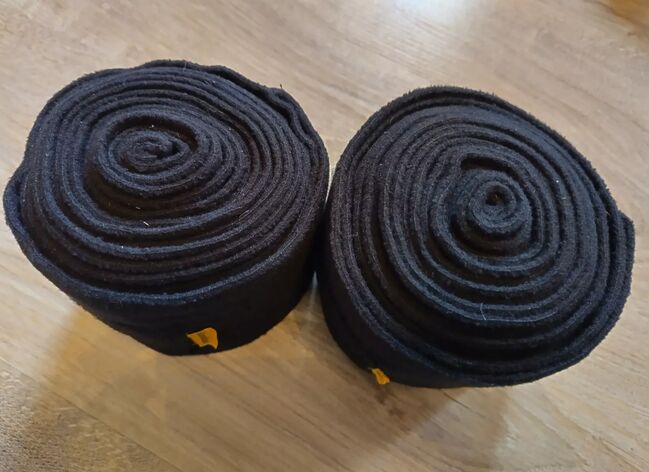 Fleece Bandagen, schwarz, beidseitiger Klettverschluss, Kavalkade, Privat, Horse Bandages & Wraps, Beutelsbach , Image 3