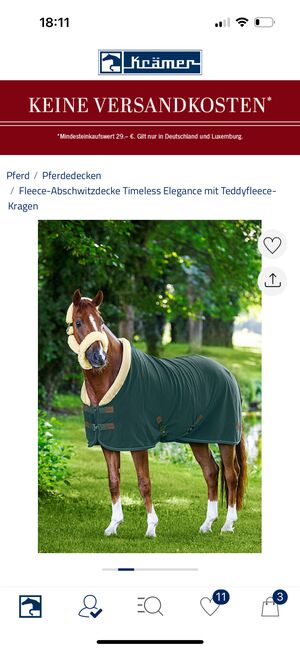 Fleete Abschwitzdecke Timeless Elegance mit Teddyfleece Kragen Felix Bühler, Felix Bühler, Kim, Pferdedecken, Testorf-Steinfort, Abbildung 2
