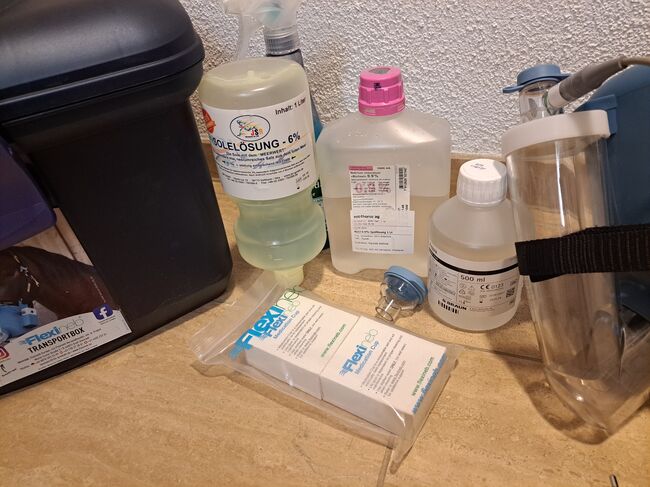 FlexiNeb E3 Pferde / Pony Inhalator Grösse M Blau, FlexiNeb Medium, Karin Vonlanthen, Care Products, Rutschwil, Image 3