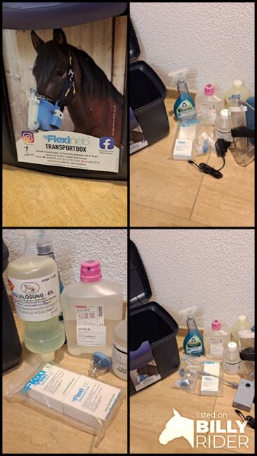 FlexiNeb E3 Pferde / Pony Inhalator Grösse M Blau, FlexiNeb Medium, Karin Vonlanthen, Care Products, Rutschwil, Image 5