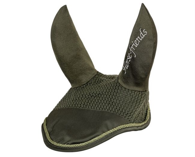 Fliegenhaube Wb Olive NEU, Horsefriends Fliegenhaube, Steffi, Fliegenschutz, Trostberg