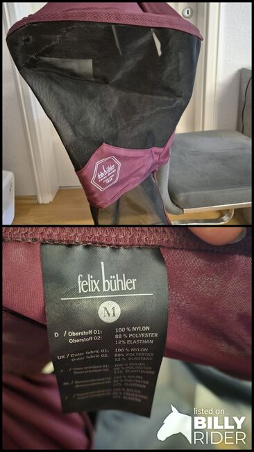 Fliegenmaske Größe M Augenbügel und UV-Schutz, Felix Bühler, Marina, Fliegenschutz, Sankt Augustin, Abbildung 3
