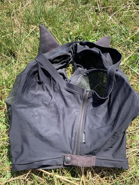 Fliegenmaske WB schwarz, Busse Twin Fit Flexi, Ann-Kathrin Hoppe, Fly & Insect Control, Schwalbach, Image 3