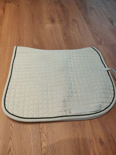Samtschabracke weiss Dressur, Cordula, Dressage Pads, Salzgitter Bleckenstedt