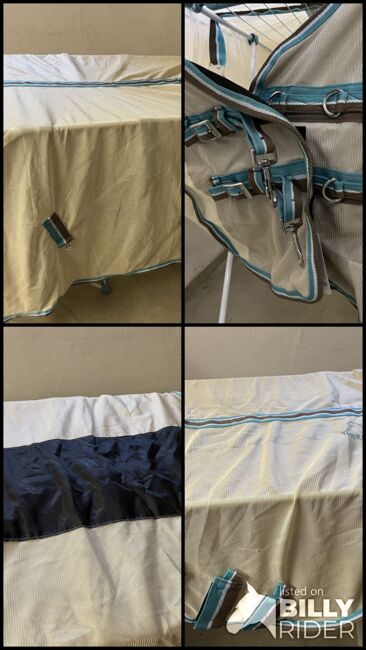 Fliegendecke, Thermo Master Fliegendecke Thermo Master Fullneck Protect II, Vanessa, Horse Blankets, Sheets & Coolers, Hamburg, Image 7