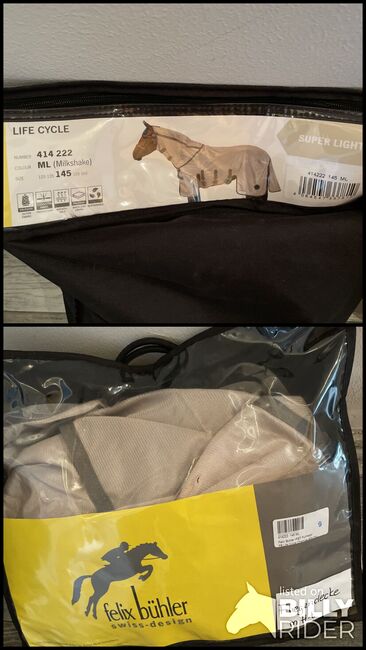 Fliegendecke mit Halsteil, Isabell Rückert, Horse Blankets, Sheets & Coolers, Gardelegen, Image 3