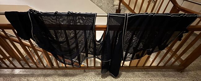 Fliegendecke Busse Fliegen Ausreitdecke Moskito III Navy mit Halsteil - Noriker, Busse Moskito III, Claudia, Horse Blankets, Sheets & Coolers, Schönberg im Stubaital