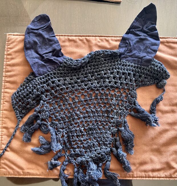 Fly Veil- Crochet Navy, Stephanie, Fly & Insect Control, Edmonton , Image 2
