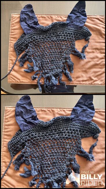 Fly Veil- Crochet Navy, Stephanie, Fly & Insect Control, Edmonton , Image 3