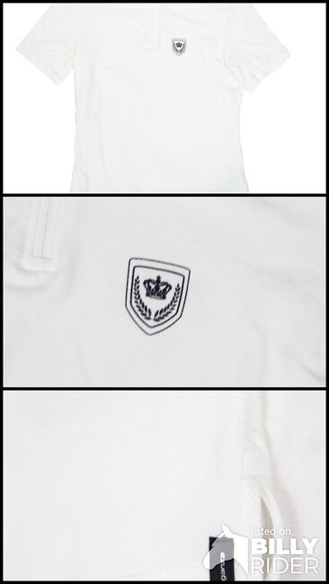 Fouganza Damen-Poloshirt “500 Turnier” weiß 34, Fouganza Damen-Poloshirt “500 Turnier” weiß 34, myMILLA (myMILLA | Jonas Schnettler), Turnierbekleidung, Pulheim, Abbildung 4