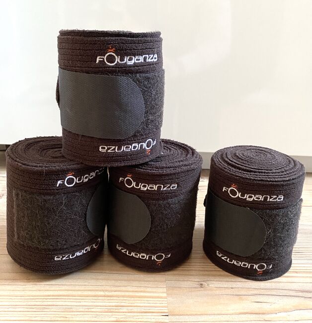 Fouganza Bandagen braun, Fouganza Fleecebandagen, Larissa W., Horse Bandages & Wraps, Weinheim