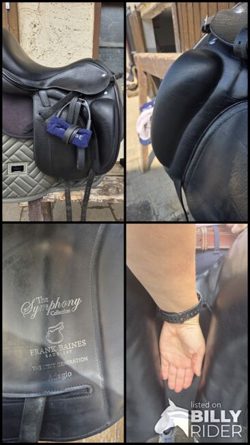 Frank Baines Adagio Dressursattel 17.5, Frank Baines  Adagio , Fine76, Dressage Saddle, Florstadt, Image 9