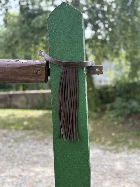 Fransenstirnband braun in COB für Spanische Trense, Lara , Stirnriemen, Zolling