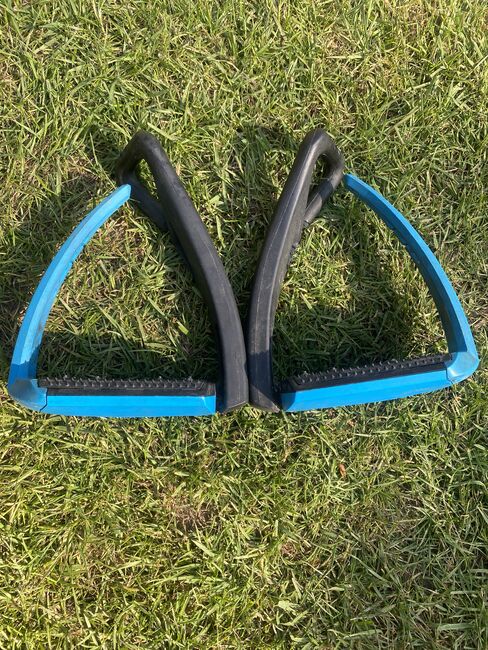 Freejump Soft Up Plus Pro Sicherheitssteigbügel erwachsene blau, Steigbügel, Laura S., Saddle Accessories, Solingen, Image 3