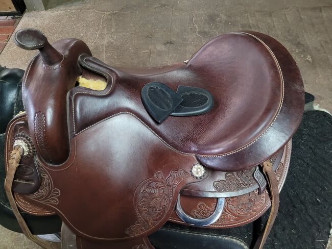 Freemax Westetnsattel, Freemax  Short cow, Shirley Gerhardt, Western Saddle, Monzingen , Image 7