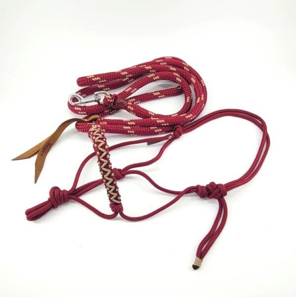 Freespirit Knotenhalfter Minishetty BURGUND mit Strick, Maya (Swisshorseshop), Halters, Frauenfeld