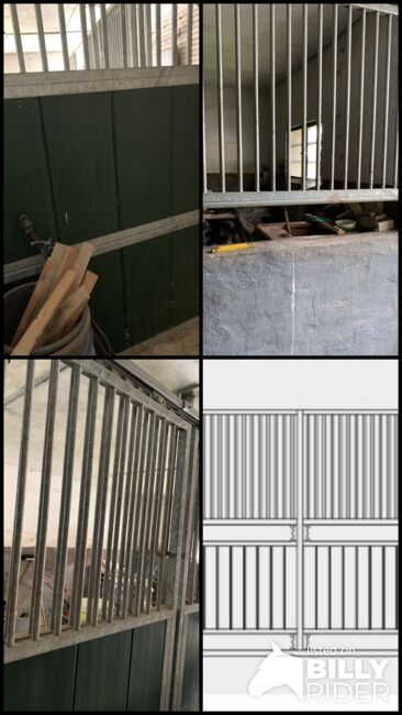 Front und Trennwände oben Metall und unten grün, Trennwand, Georgia, Horse & Stable Mats, Geilenkirchen, Image 5