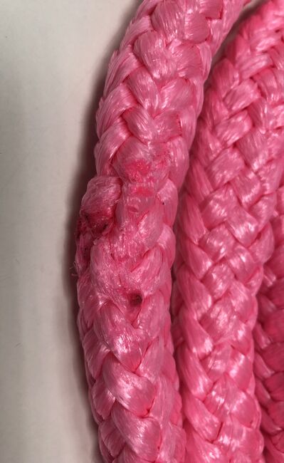 Führstrick mit Panikhaken in Pink, Lisa Marie Kotula, Stricke, Braunschweig , Abbildung 4