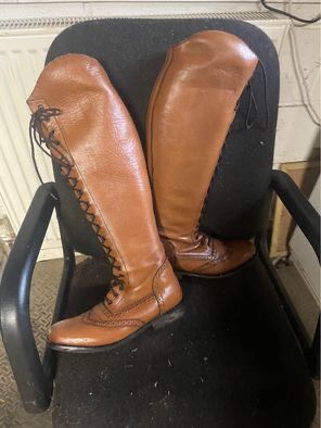 Full lace riding/dressage boots, Unknown  Full lace ping riding boots , Alice , Oficerki jeździeckie, Burgess hill , Image 3