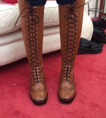 Full lace riding/dressage boots, Unknown  Full lace ping riding boots , Alice , Oficerki jeździeckie, Burgess hill 