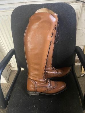 Full lace riding/dressage boots, Unknown  Full lace ping riding boots , Alice , Oficerki jeździeckie, Burgess hill , Image 2