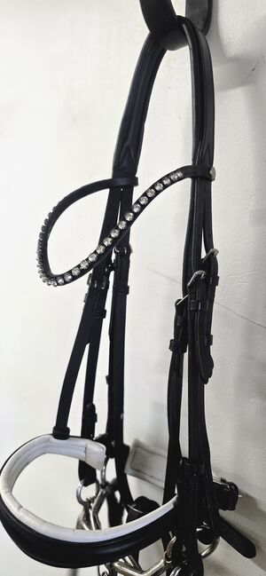 Full size HKM double bridle complete with 5.5" bits and reins., HKM, Nicola Cawley, Bridles & Headstalls, Witham, Image 2