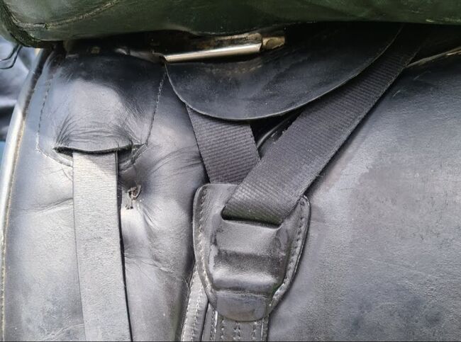 Fusion Black English Leather Dressage Saddle, Fusion , Sophie Hitchcox, Siodła ujeżdżeniowe, LEAMINGTON SPA, Image 7