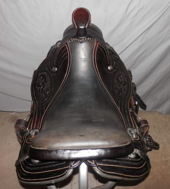 Gaited western saddle 16”, Elvaldo Sousa Elvaldo Sousa, Allison Hargis, All Purpose Saddle, Whitwell TN, Image 9