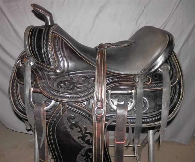 Gaited western saddle 16”, Elvaldo Sousa Elvaldo Sousa, Allison Hargis, All Purpose Saddle, Whitwell TN