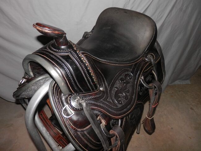 Gaited western saddle 16”, Elvaldo Sousa Elvaldo Sousa, Allison Hargis, Siodła wszechstronne, Whitwell TN, Image 11