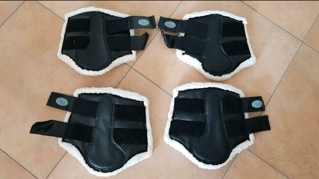 Gamaschen 4 tlg. Schwarz, Harry Horse Fell Flextrainer Gamschen , Melissa Brenk , Tendon Boots, Spessart 