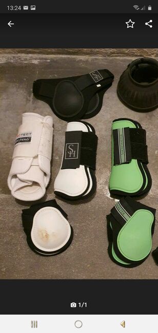 Gamaschen+Streichkappen, gemischt , Saskia , Tendon Boots, solingen 