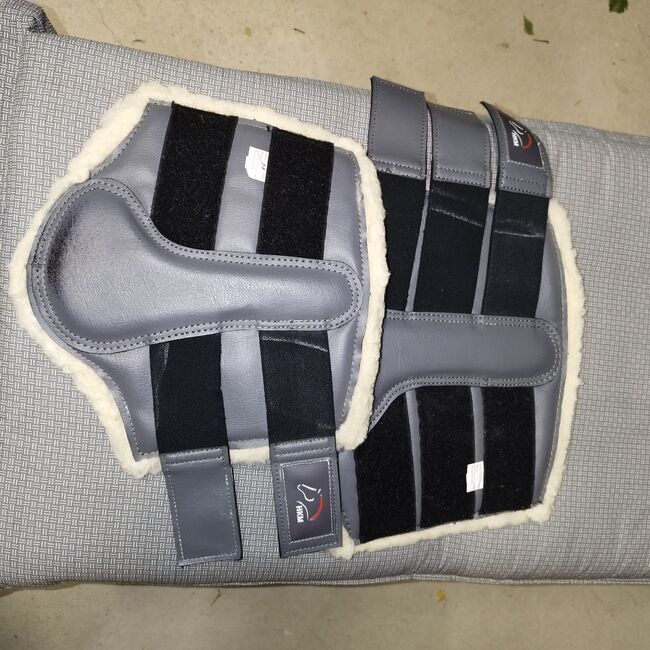 Gamaschen, HKM Fell Gamaschen Set 4 Stück , Nicole Blomeier, Tendon Boots, Sengenthal