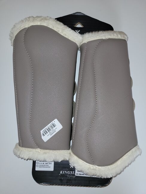 Gamaschen von Kingsland mit Teddyfell / Warmblut / NEU, Kingsland, Viktoria, Tendon Boots, Berlin, Image 3