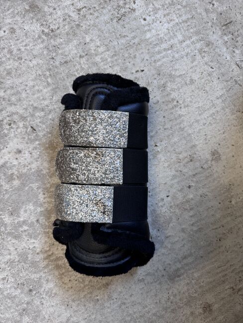 Gamaschen Schwarz glitzer, Sk, Gamaschen, Landshut 