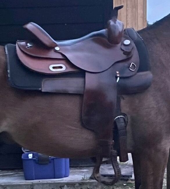 Garland Diamond reining zadel, Garland Diamond Reining, Natalie, Western Saddle, Image 3